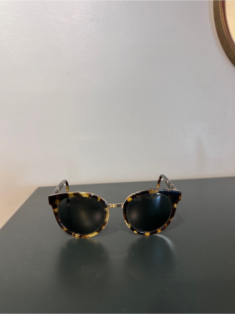 Tory Burch Leopard Detail Cat Eye Sunglasses